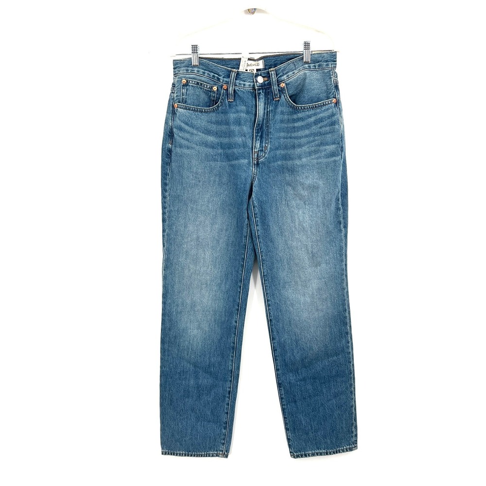 NEW Madewell relaxed jeans Sausalito wash high rise tapered leg minimalist 27
